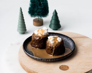 Sticky Toffee Puddings with Salty Caramel Choc