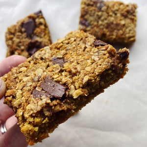 Bunny Bars aka Carrot Cake Flapjacks