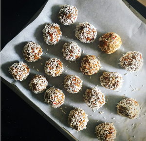 Frozen Raw Carrot Cake Balls